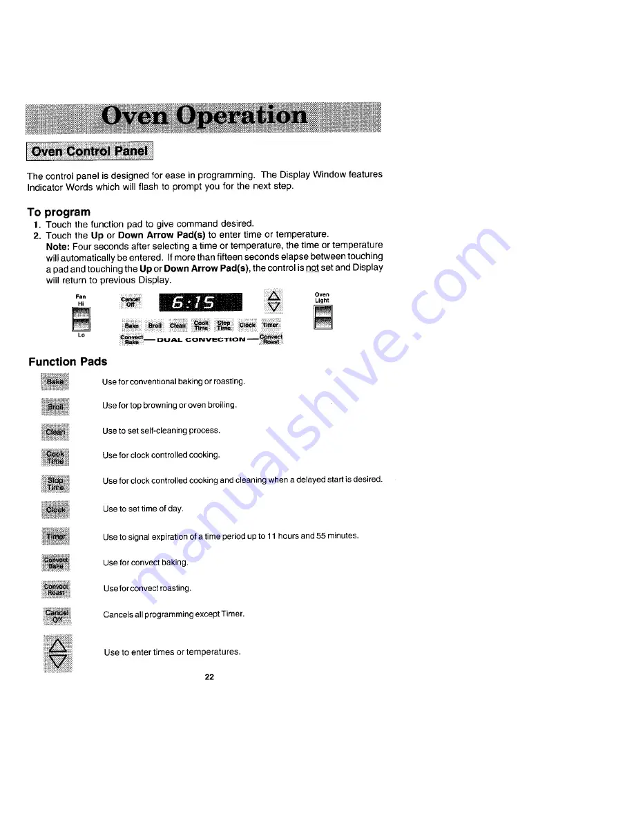 Jenn-Air SDV48600P Use And Care Manual Download Page 22