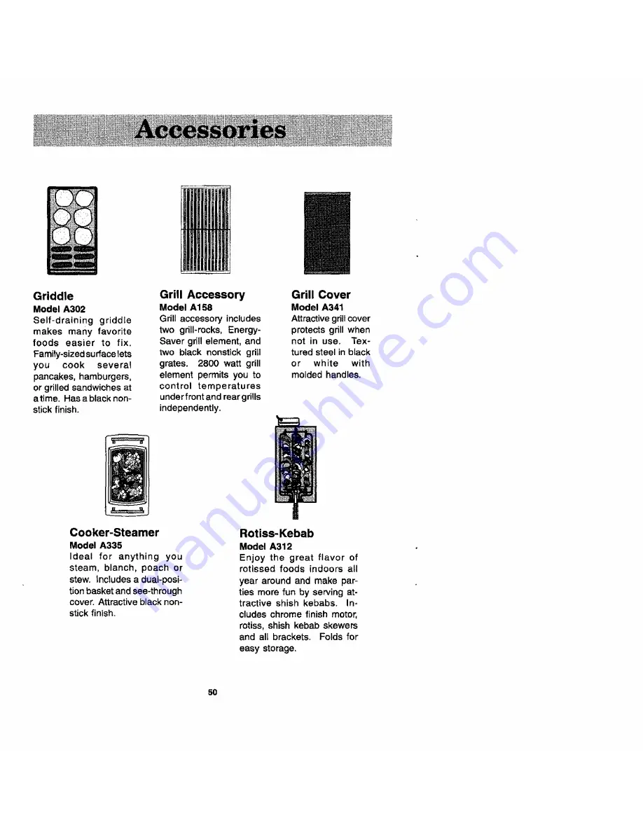 Jenn-Air SVE47500 Use And Care Manual Download Page 50