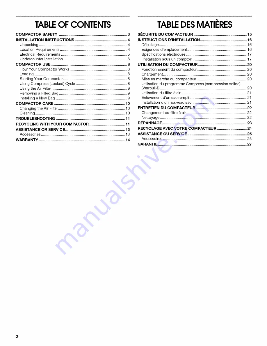 Jenn-Air TC607X2 Use & Care Manual Download Page 30