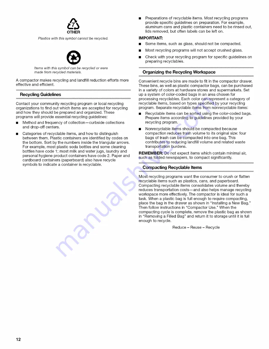 Jenn-Air TC607X2 Use & Care Manual Download Page 68