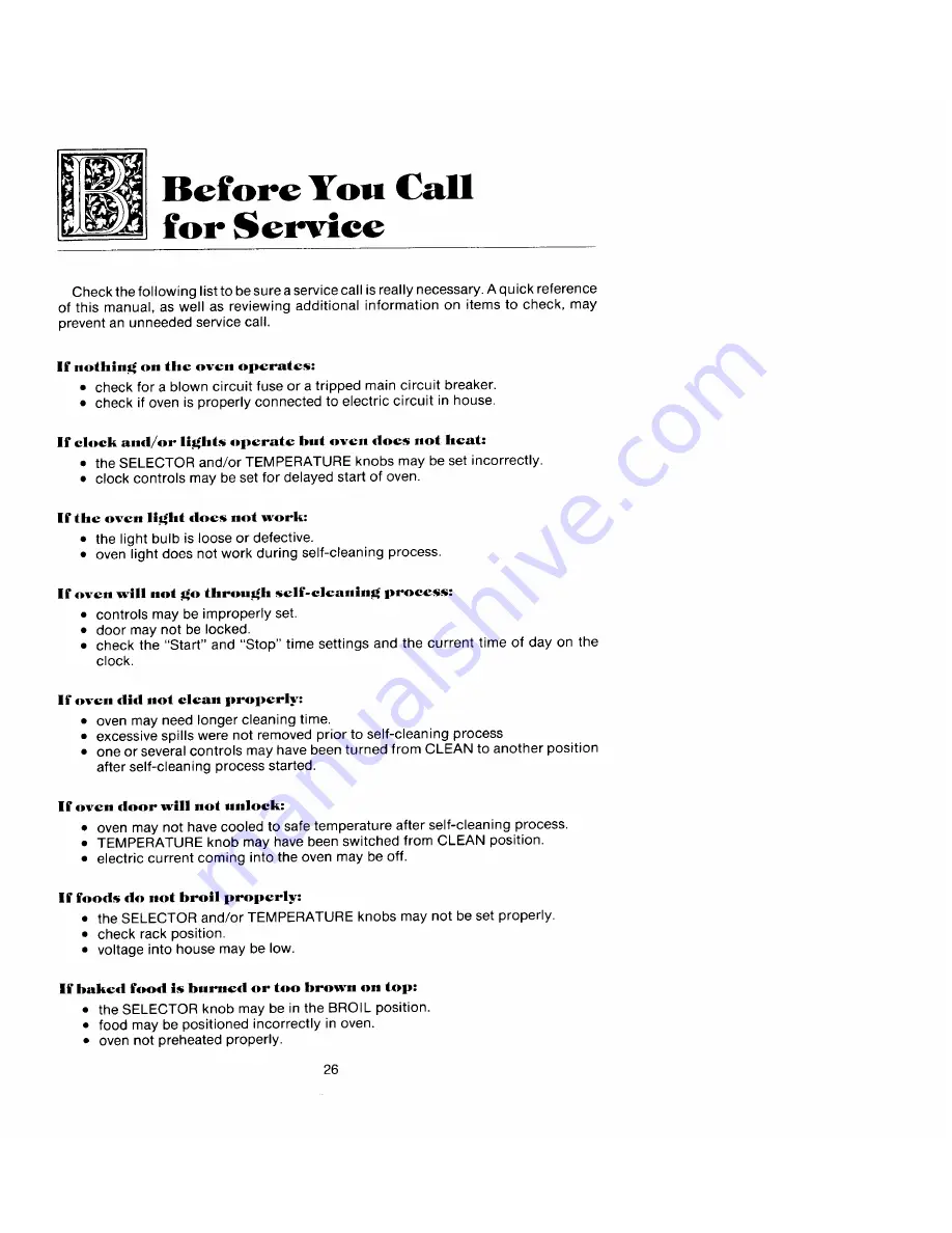 Jenn-Air W 246 Use And Care Manual Download Page 25