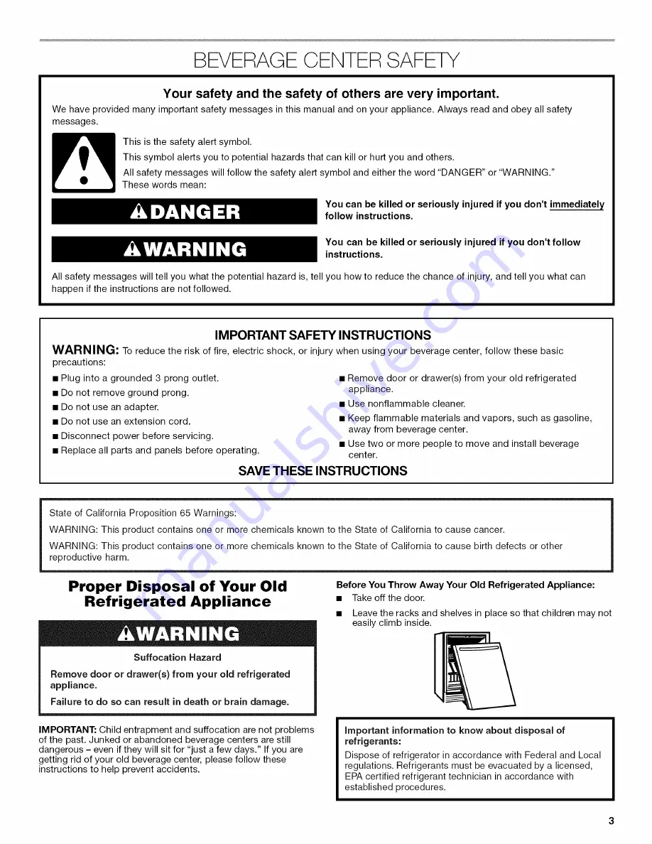 Jenn-Air W10549547A Use & Care Manual Download Page 3