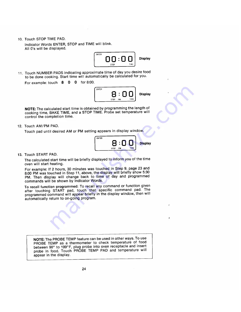 Jenn-Air W188 Use And Care Manual Download Page 24