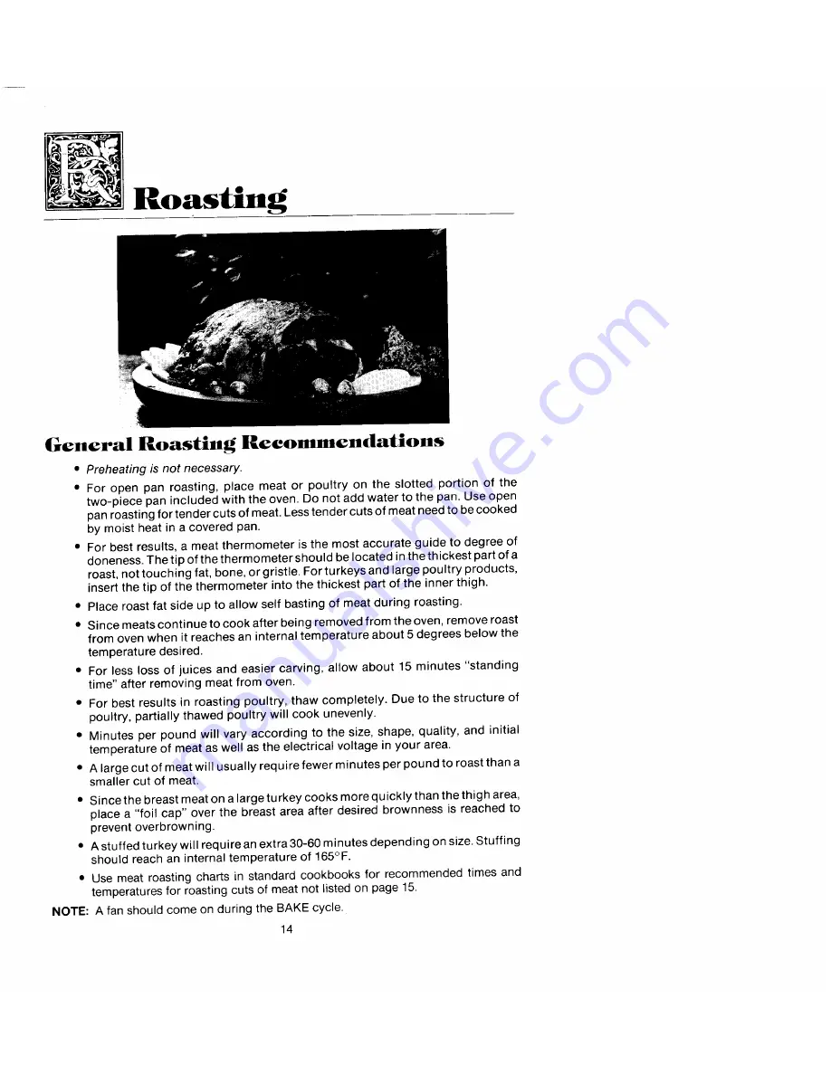 Jenn-Air W216 Use And Care Manual Download Page 13