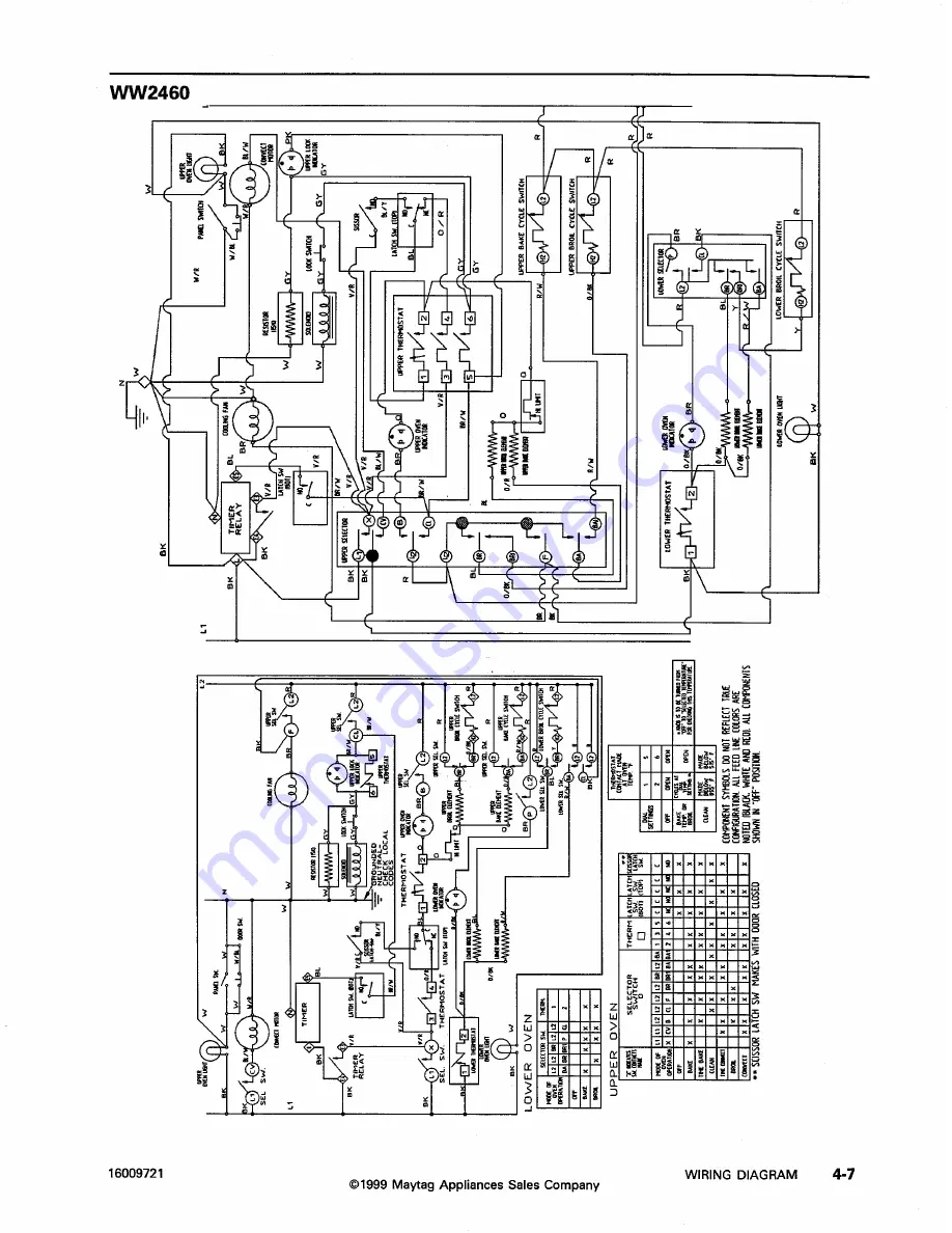 Jenn-Air W2451 Service Manual Download Page 44