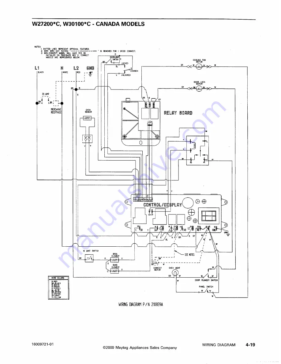 Jenn-Air W2451 Service Manual Download Page 56