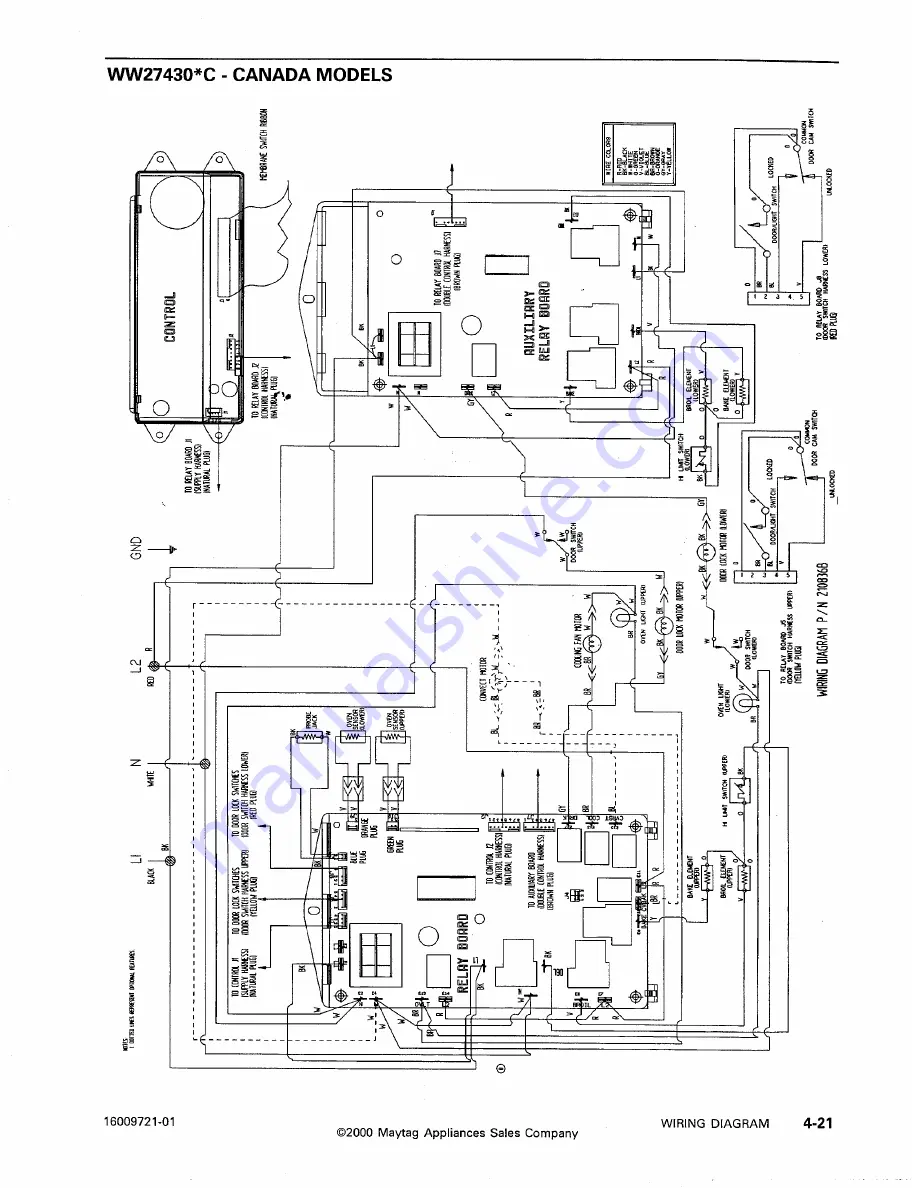 Jenn-Air W2451 Service Manual Download Page 58