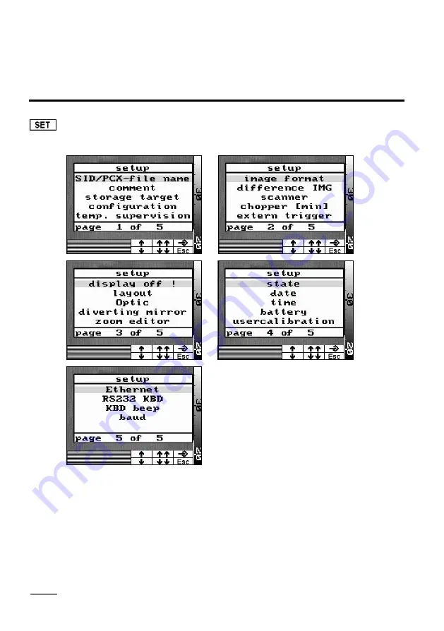 Jenoptik VARIOSCAN high resolution 3021 Manual Download Page 34