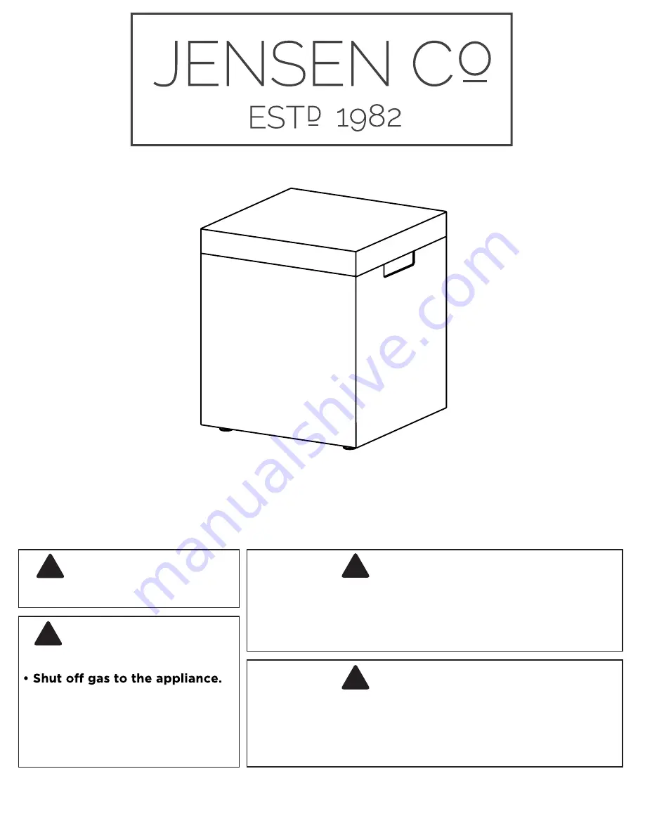 Jensen 135 Estes Owner'S Manual Download Page 1