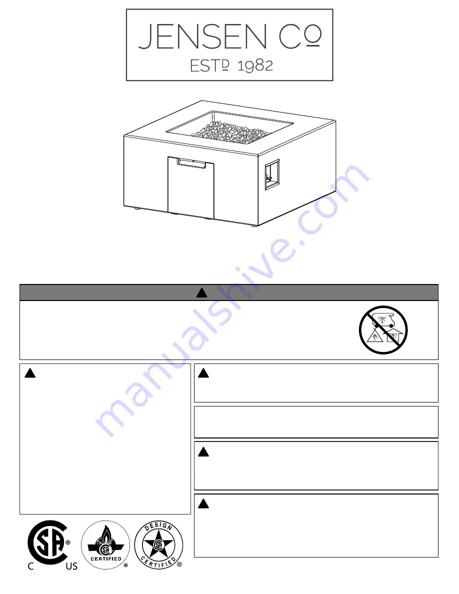 Jensen 141NG Owner'S Manual Download Page 1