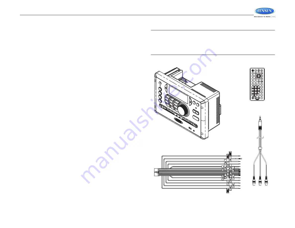 Jensen AWM968BK Скачать руководство пользователя страница 21