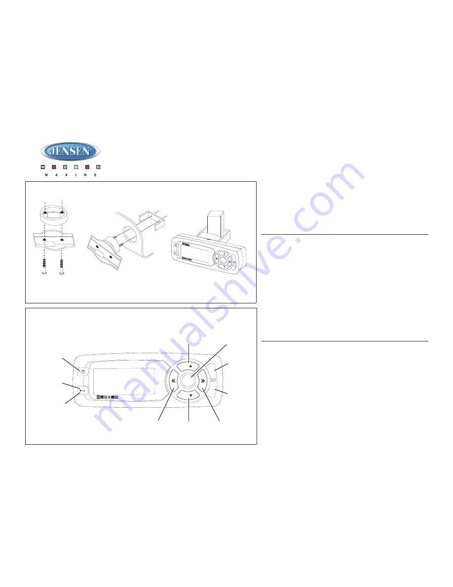 Jensen DWR52 Скачать руководство пользователя страница 1