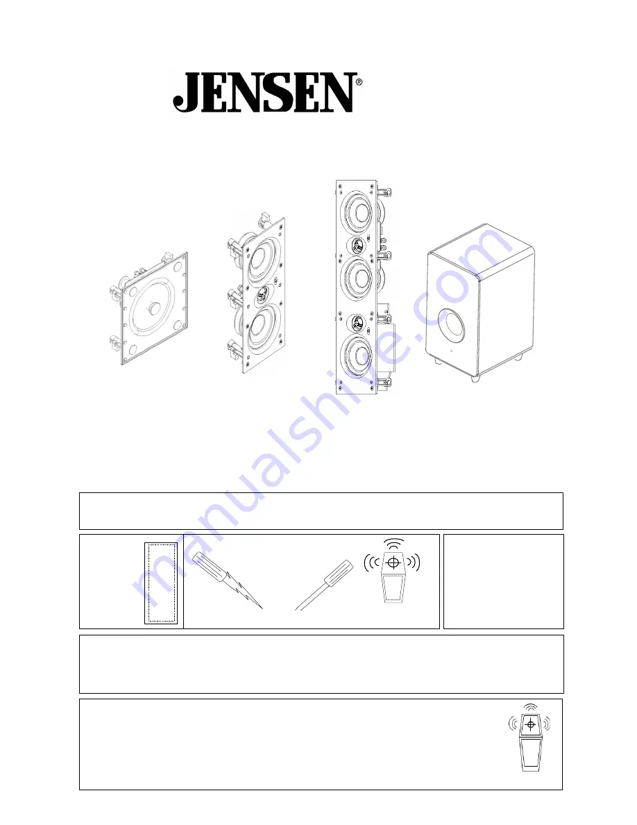 Jensen Elite-101 User Manual Download Page 1