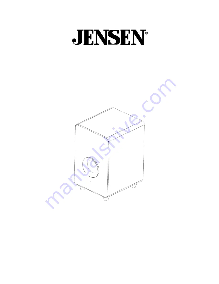 Jensen Elite-606 User Information Download Page 1