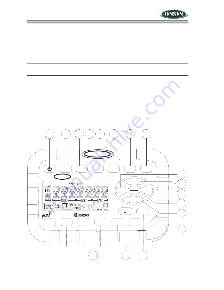 Jensen Heavy Duty JHD910BT Owner'S Manual Download Page 9