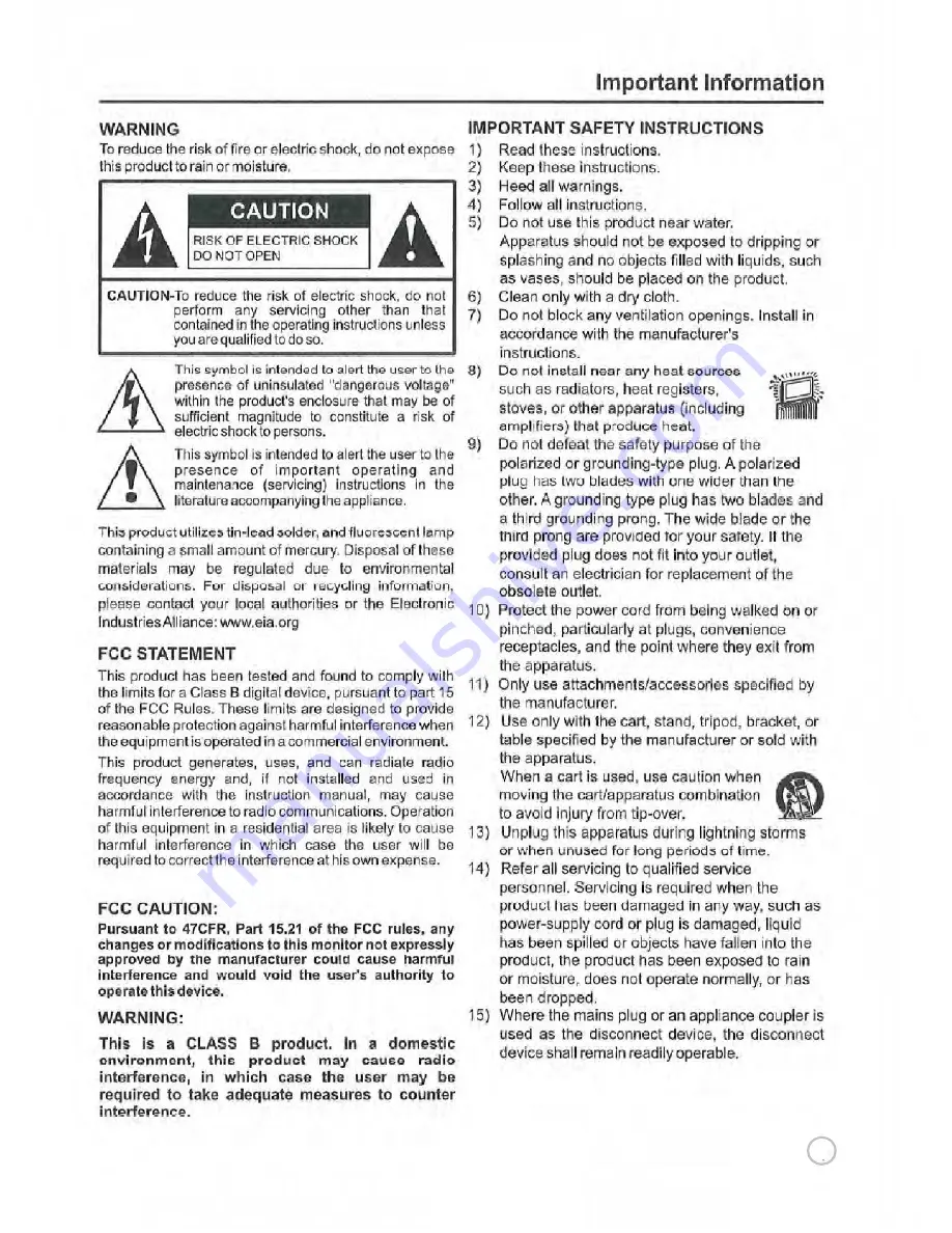 Jensen JE2411 User Manual Download Page 3