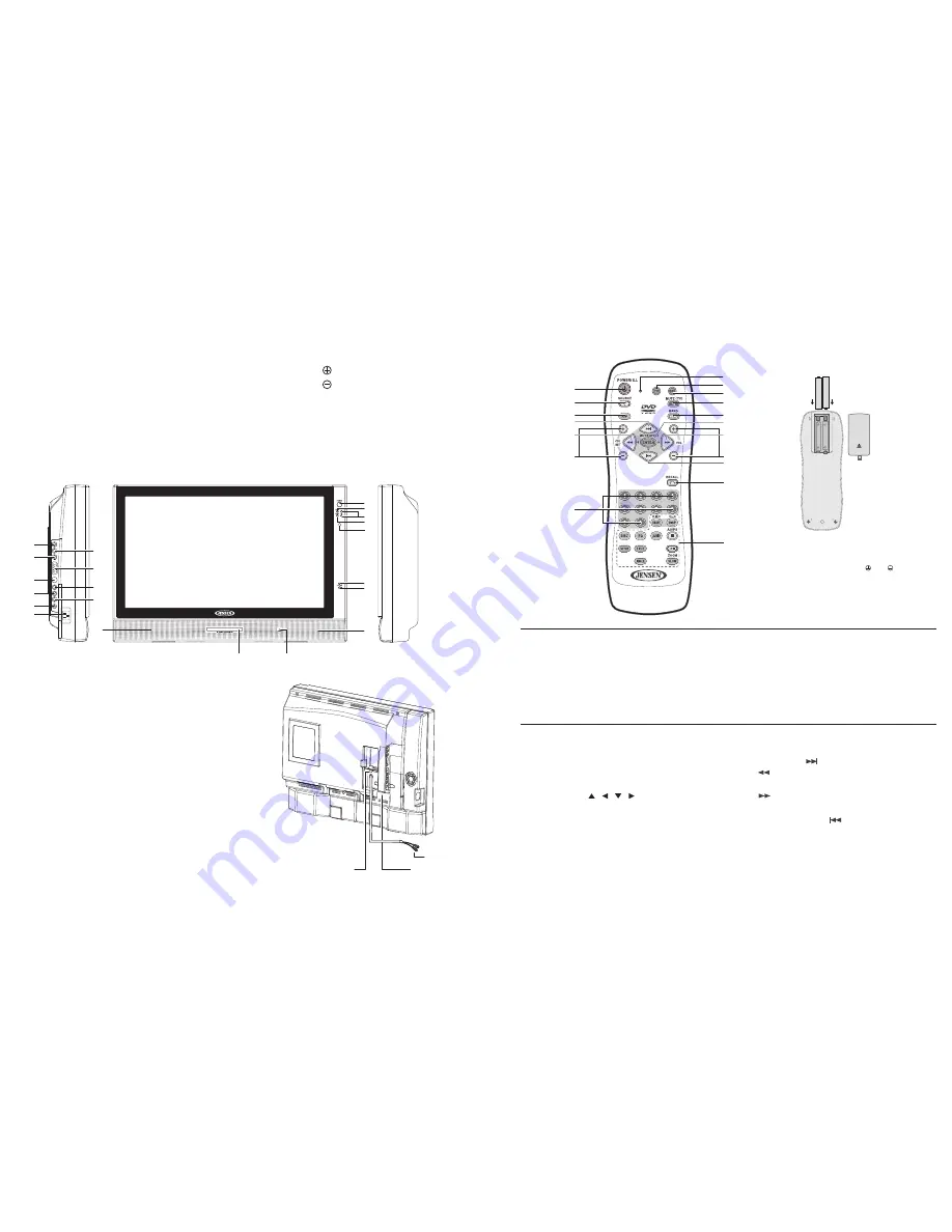 Jensen JE2610 Operating Manual Download Page 5