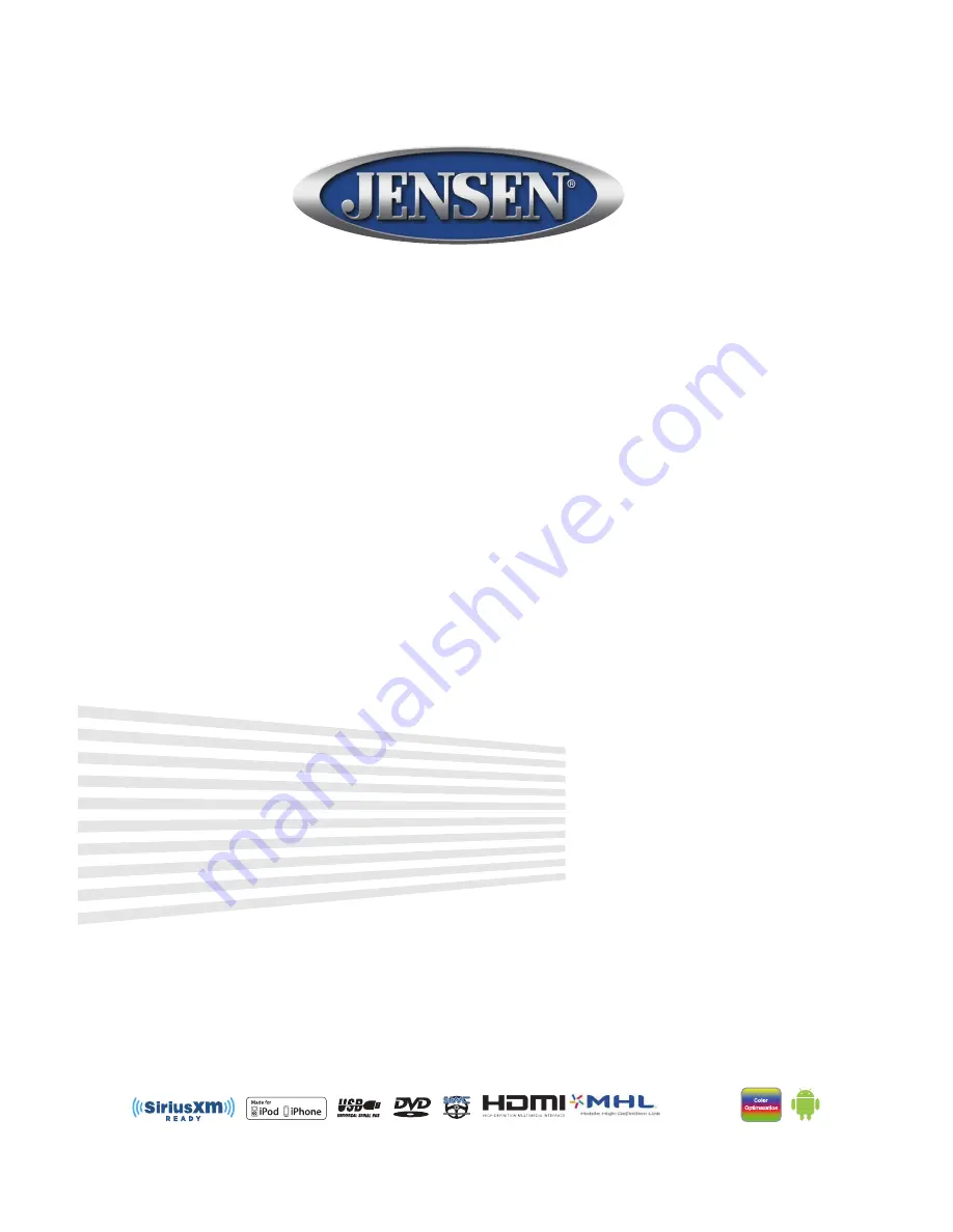 Jensen JRV9000 Operation Manual Download Page 1