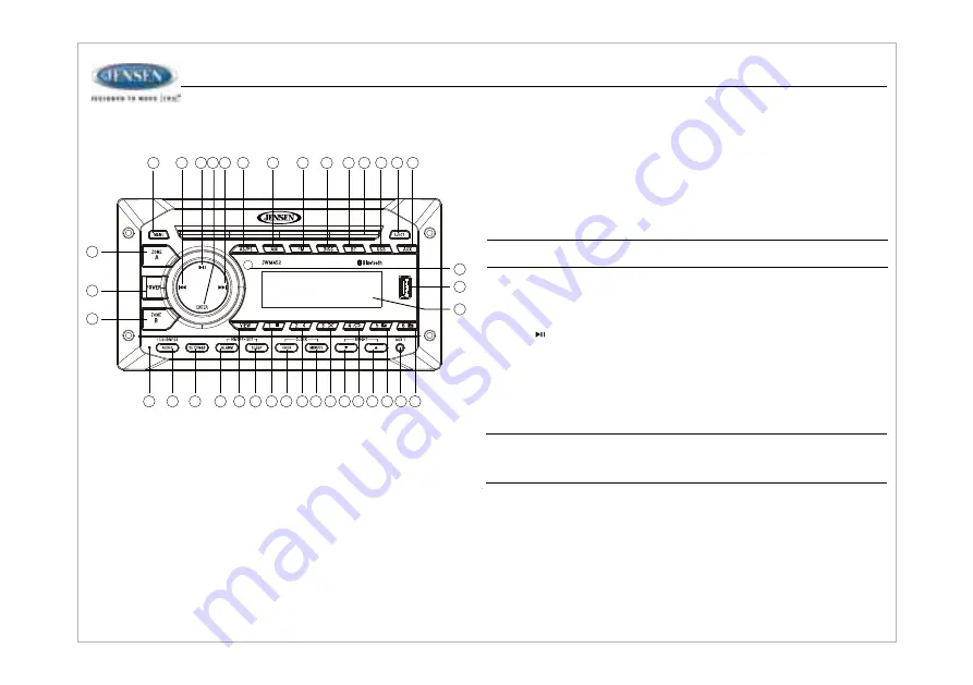 Jensen JWM452 Скачать руководство пользователя страница 7