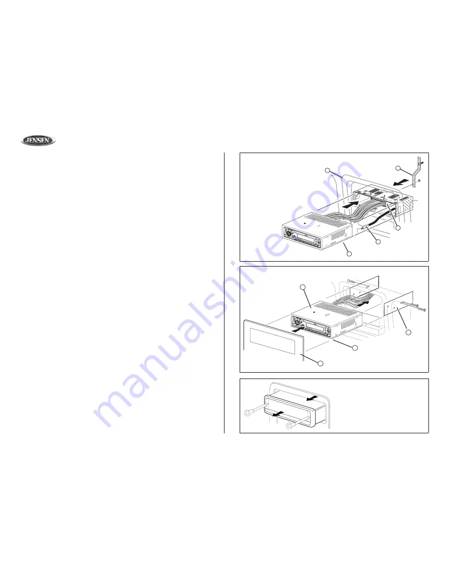 Jensen MP8610BT Скачать руководство пользователя страница 10