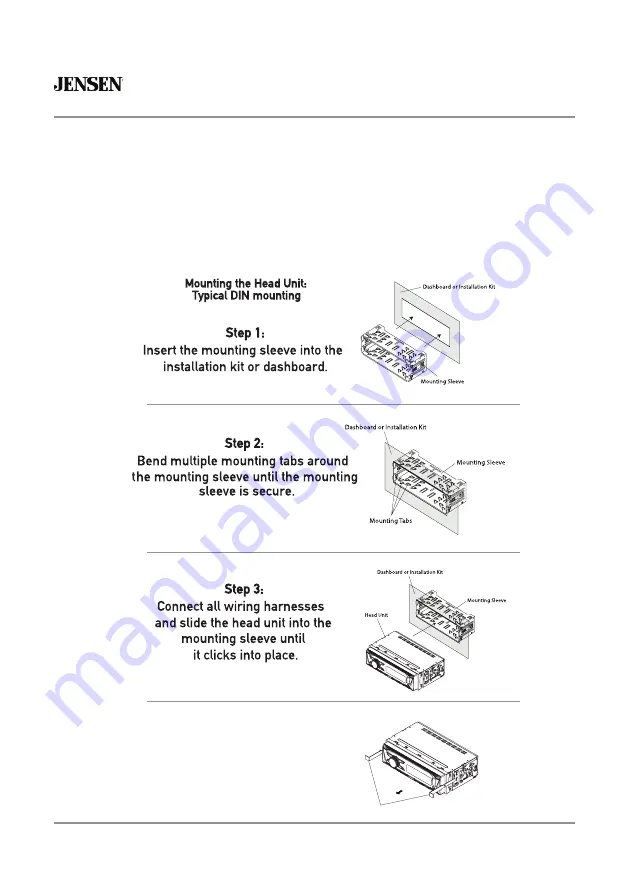 Jensen MPR2121 Installation & Owner'S Manual Download Page 2