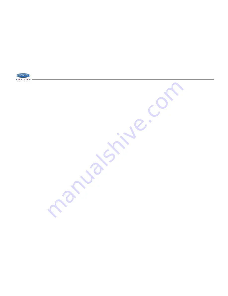 Jensen MRS2007 Installation And Operation Manual Download Page 2