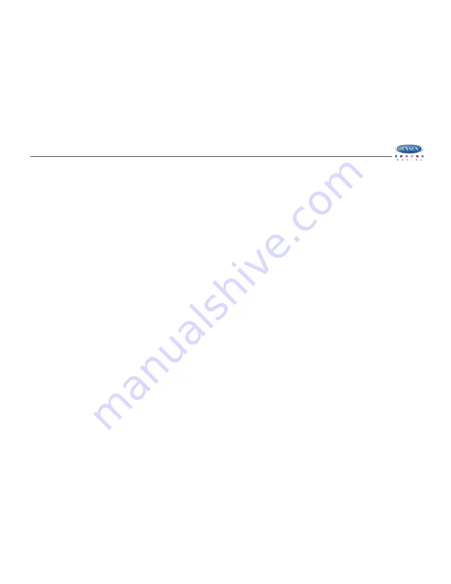 Jensen MRS2007 Installation And Operation Manual Download Page 33