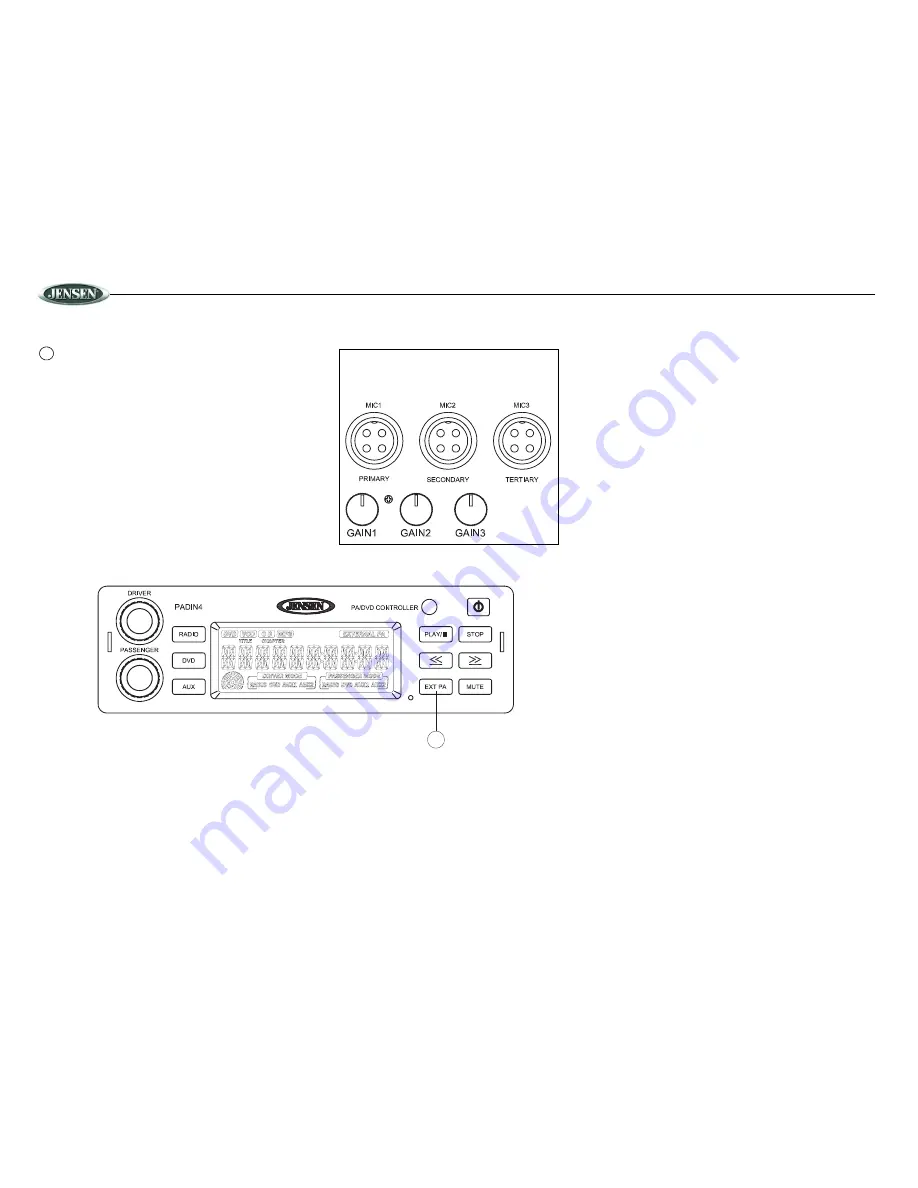 Jensen PADIN4 Owner'S Manual Download Page 10