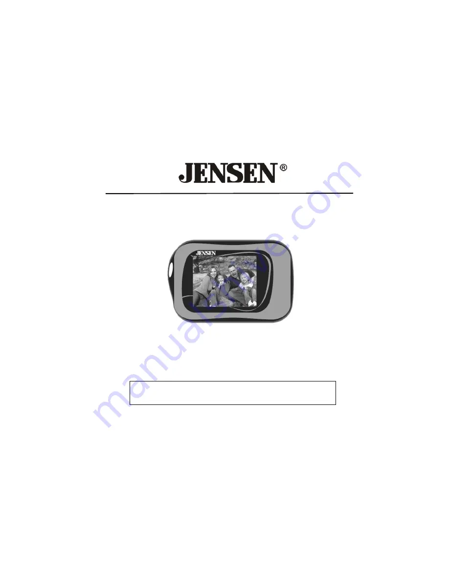 Jensen SMPV-1GBS User Manual Download Page 1