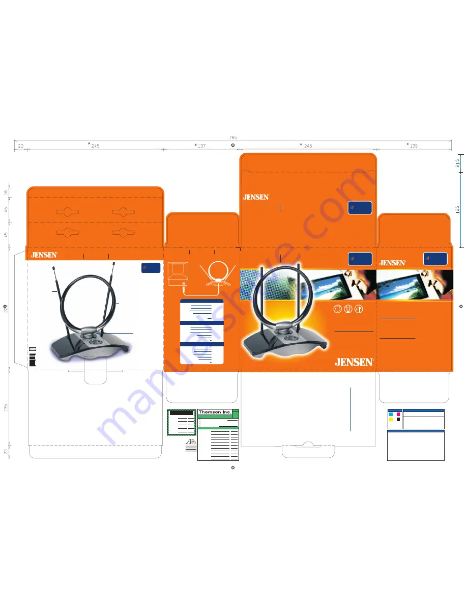 Jensen TV631 Скачать руководство пользователя страница 1