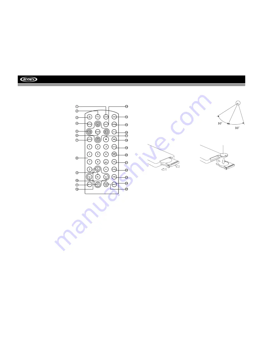 Jensen VM8022 - DVD Player With LCD Installation And Operation Manual Download Page 8