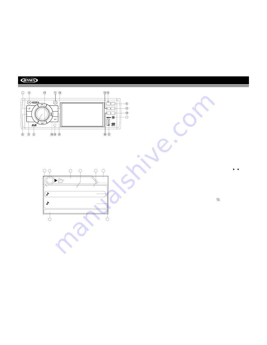 Jensen VM8113 Installation And Operation Manual Download Page 16