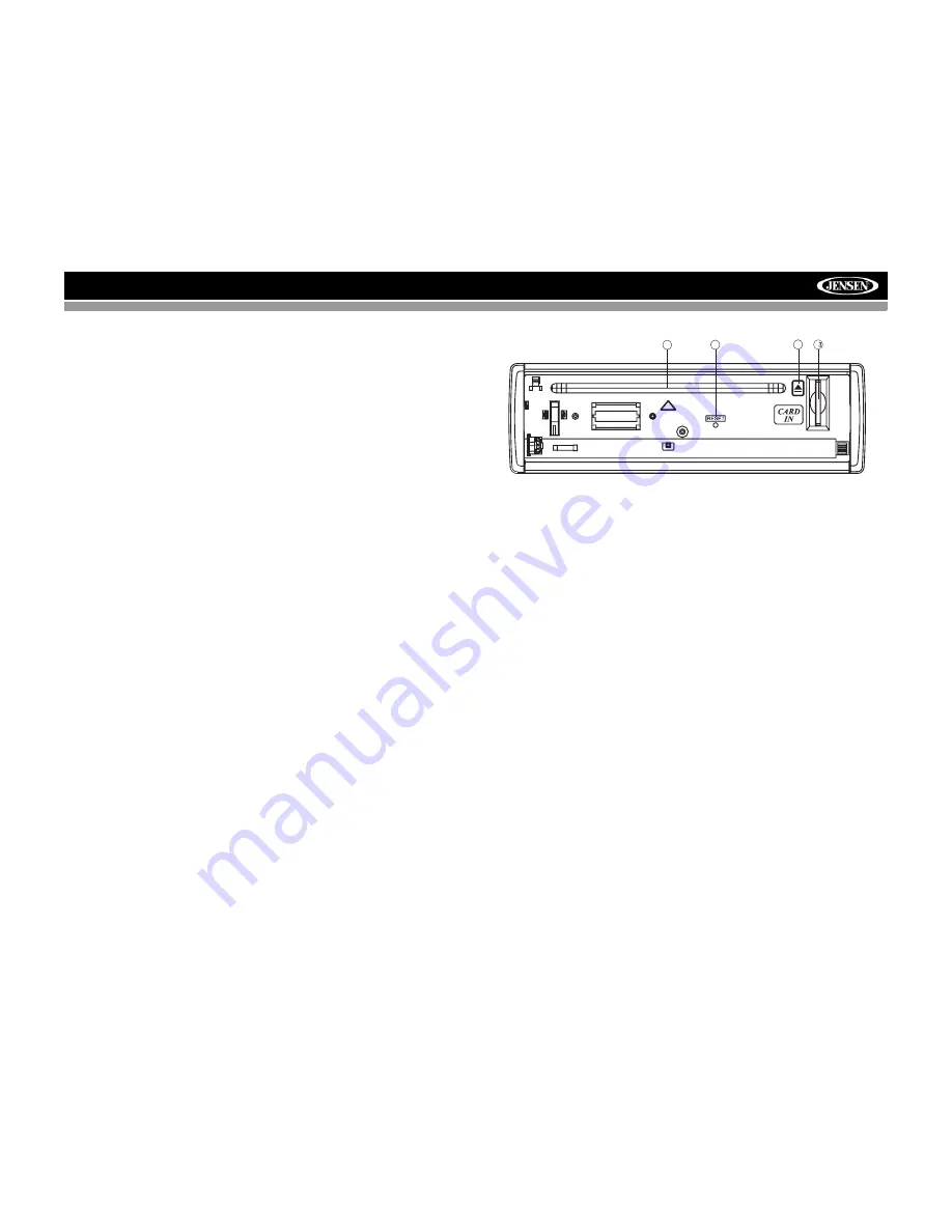 Jensen VM8113 Installation And Operation Manual Download Page 49