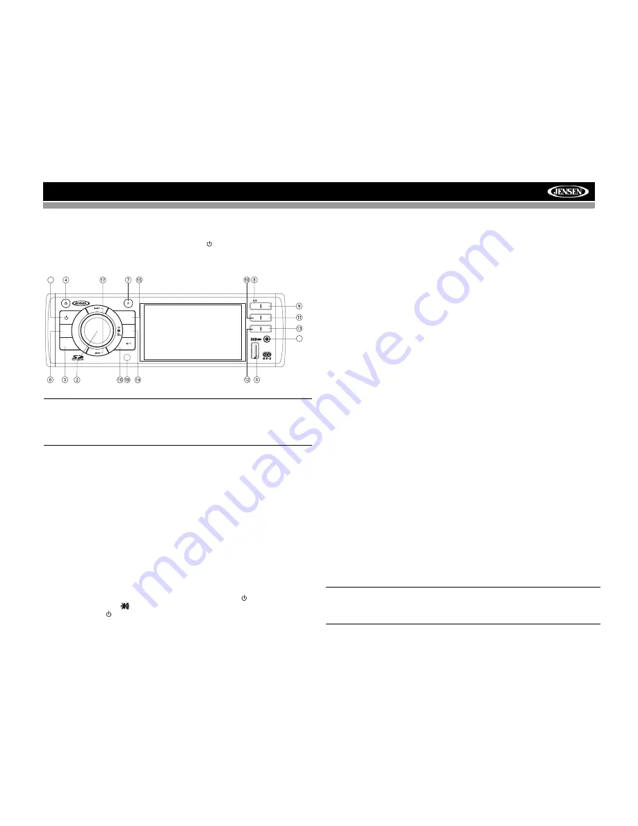 Jensen VM8113R Installation And Operation Manual Download Page 86