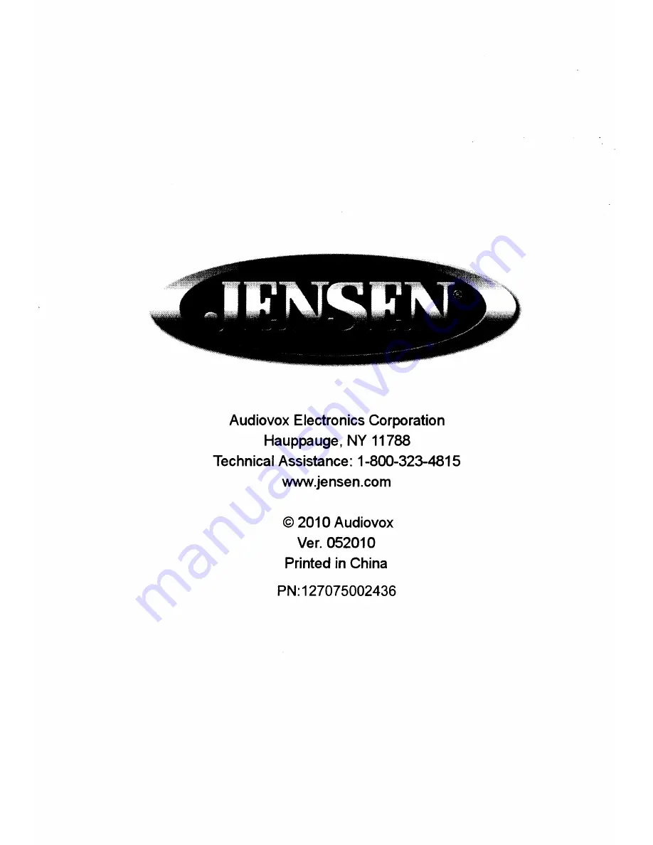 Jensen VM8514 Operating Instructions Manual Download Page 49