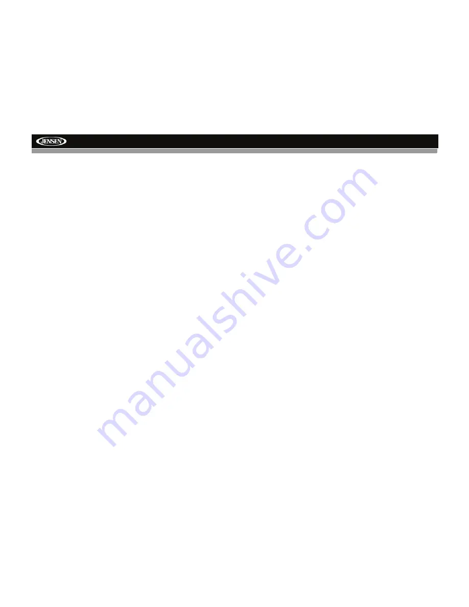 Jensen VM9212N - Multimedia CD/DVD Receiver Installation And Operation Manual Download Page 3