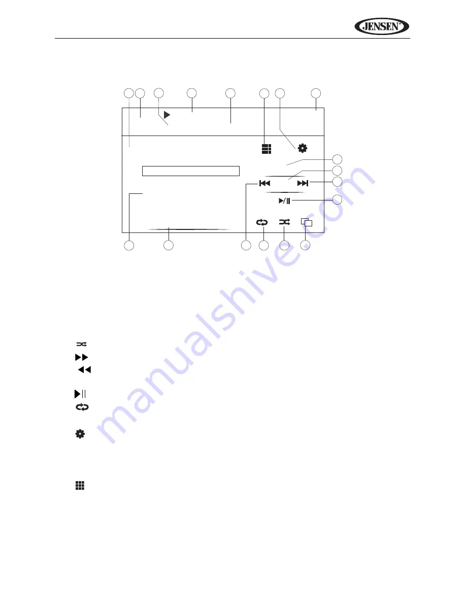 Jensen VM9214BT Скачать руководство пользователя страница 43