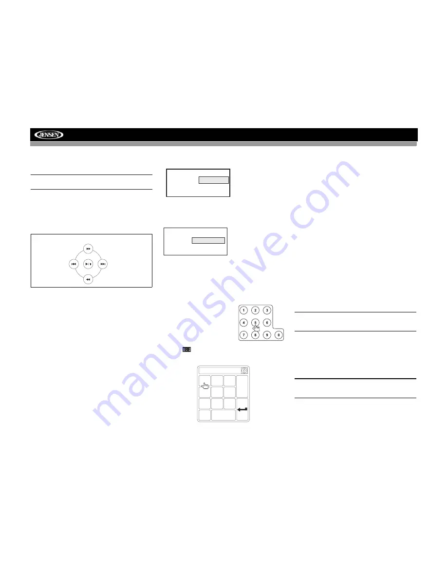 Jensen VM9223 - Touch Screen Double Din MultiMedia Receiver Operation Manual Download Page 15