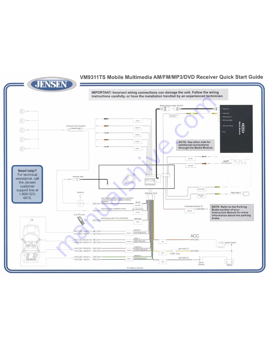 Jensen VM9311TS - DVD Player With LCD Monitor Instruction Manual Download Page 33