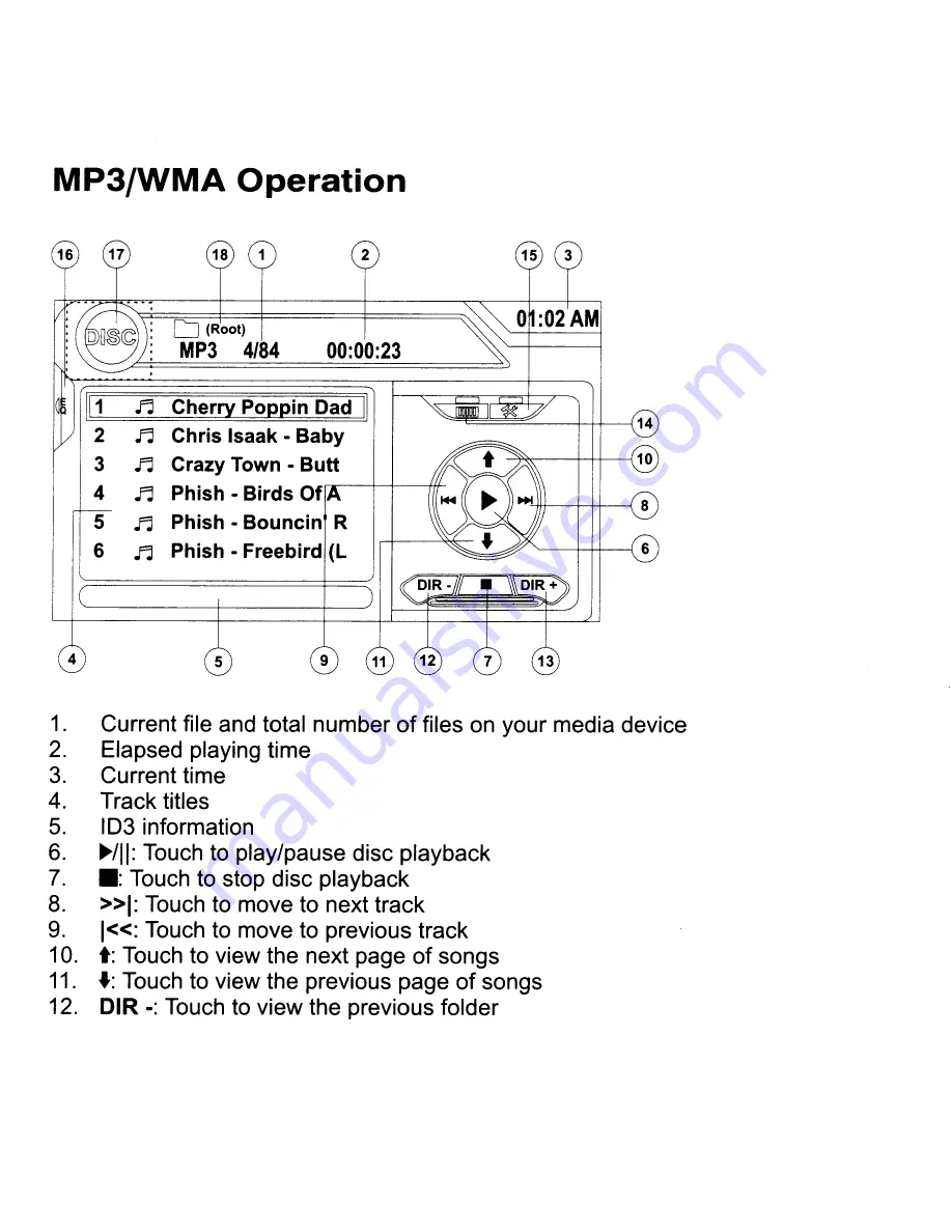 Jensen VM9313 Скачать руководство пользователя страница 58