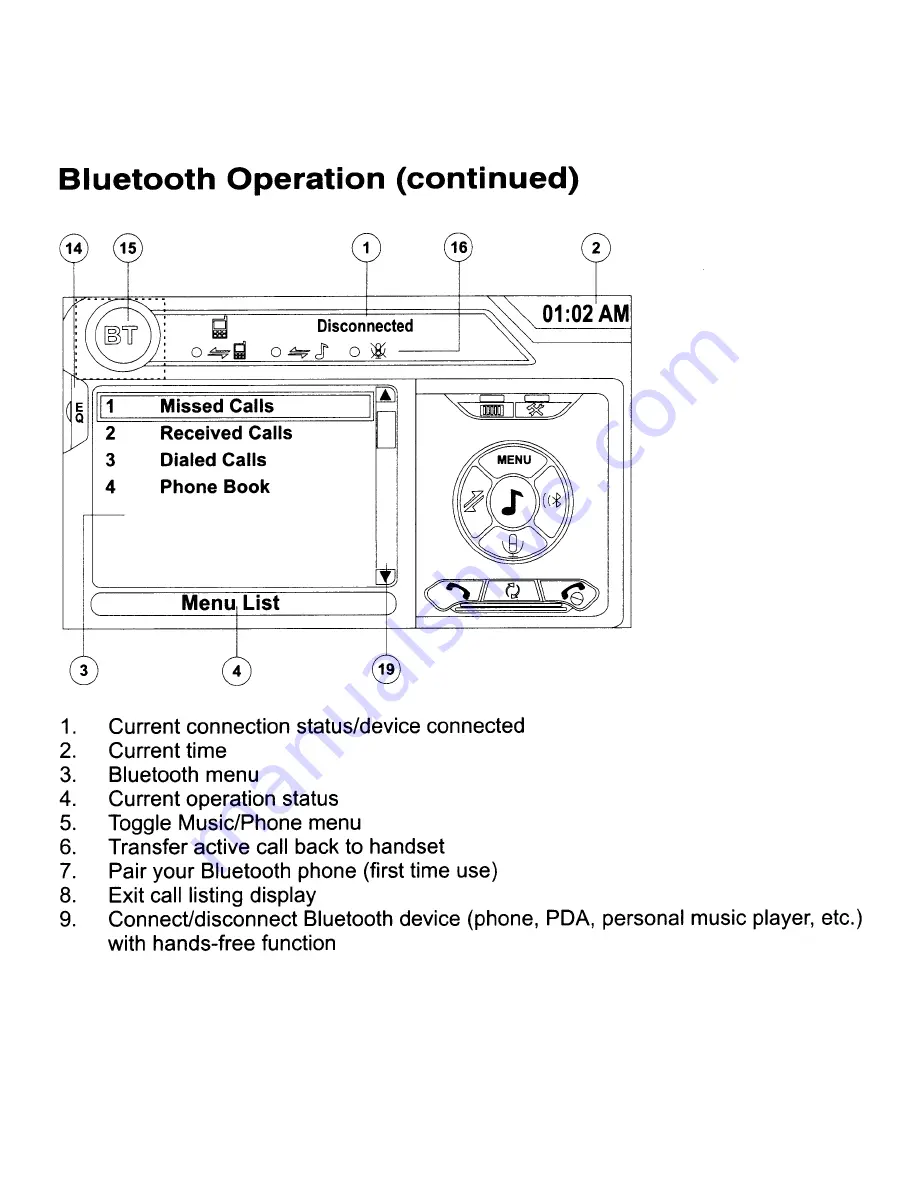 Jensen VM9313 Скачать руководство пользователя страница 62