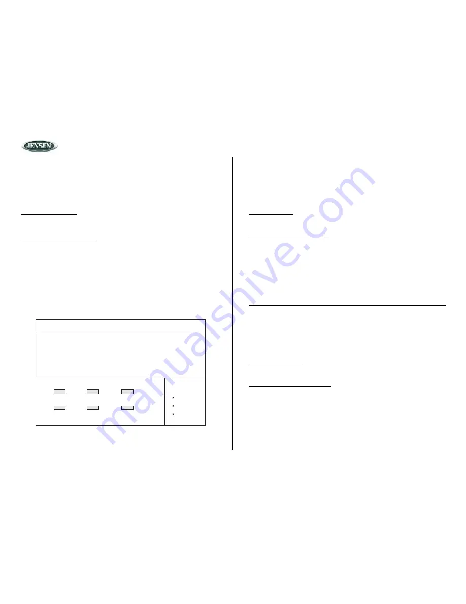 Jensen VM9510 Скачать руководство пользователя страница 40