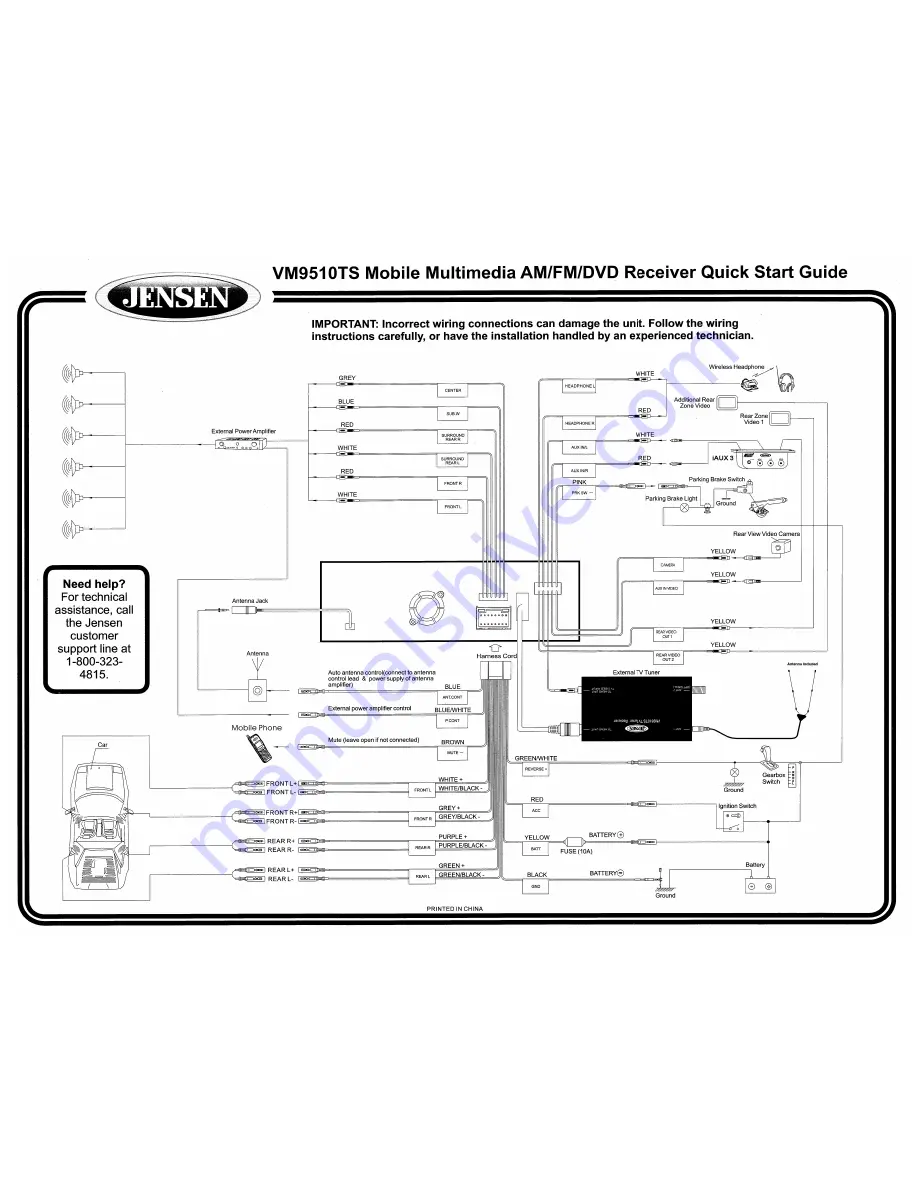 Jensen VM9510TS Operation Manual Download Page 30