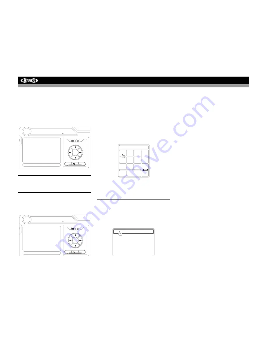 Jensen VM9512HD Installation And Operation Manual Download Page 26