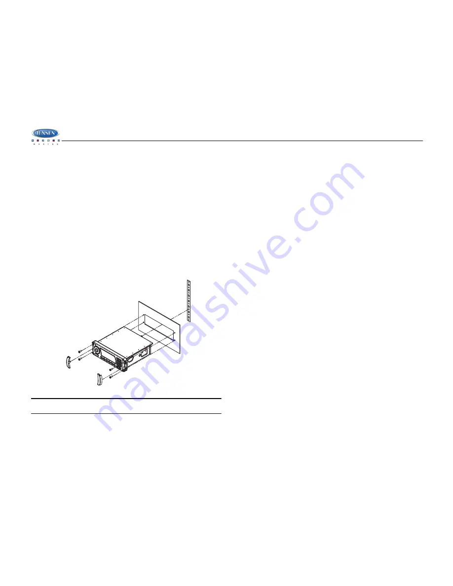 Jensen WMS190 Installation And Operation Manual Download Page 14