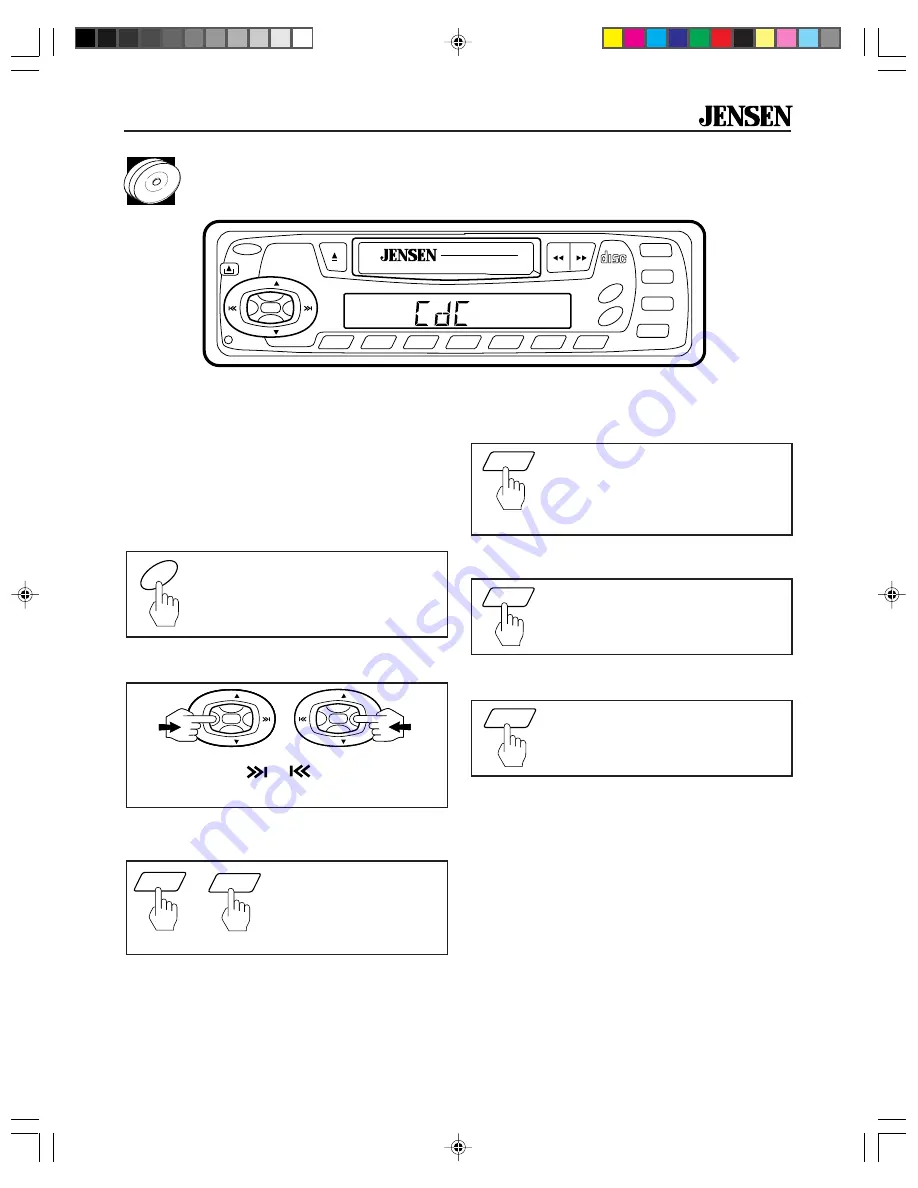 Jensen XCC 6120 Скачать руководство пользователя страница 7