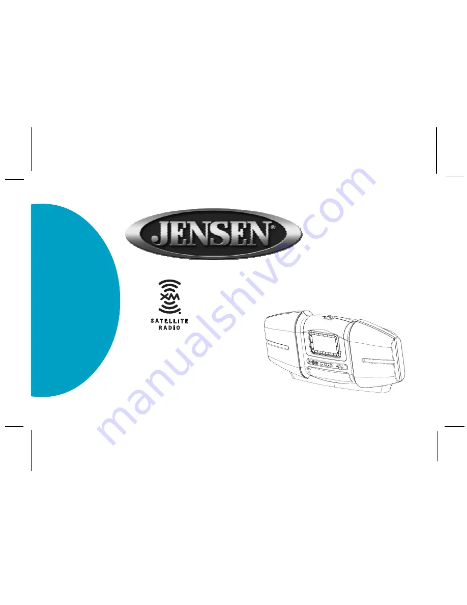 Jensen XM JXM900B User Manual Download Page 1