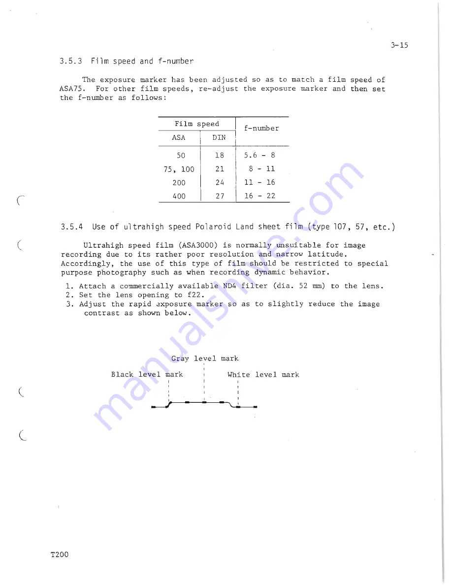 JEOL JSM-T200 Instructions Manual Download Page 35