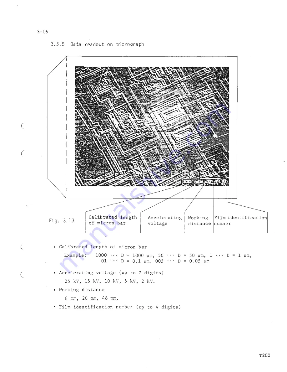 JEOL JSM-T200 Instructions Manual Download Page 36