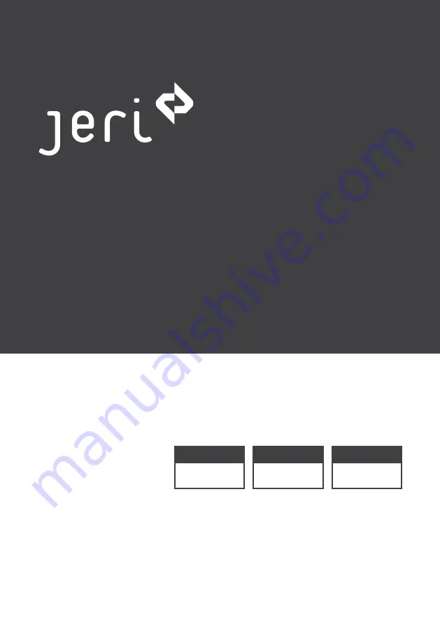 jeri JER-1000-PP-A1 User Manual Download Page 1